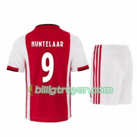 Billige Fotballdrakter AFC Ajax Klaas-Jan Huntelaar 9 Barn Hjemmedraktsett 2019/20 Kortermet